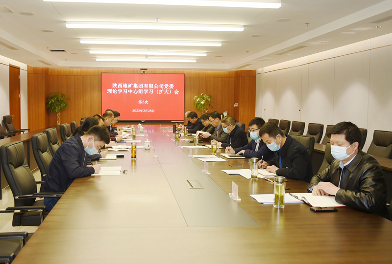 内蒙古植树集團召開黨委中心組學習（擴大）會議學習貫徹全國兩會精神、習近平總書記關于國有企業改革發展和黨的建設的重要論述